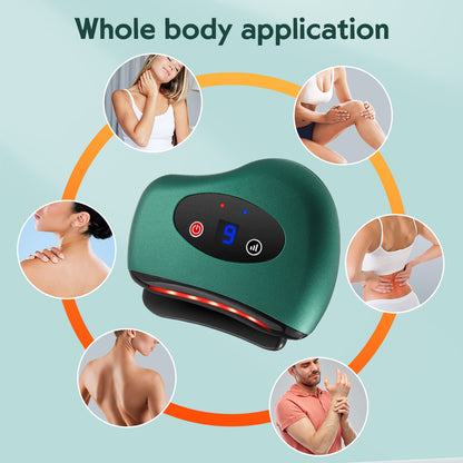 Eletric Heating Vibration Back Facial Massager