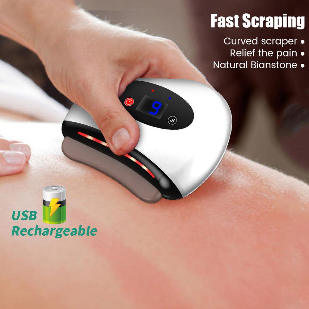 Eletric Heating Vibration Back Facial Massager